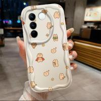 เคสสำหรับ Vivo V27 5G Vivo V27 Pro/vivo S16 Pro/vivo S16 5G ลายแบร์เวฟไอศกรีมสาวน่ารักเคสเคสโทรศัพท์นิ่ม