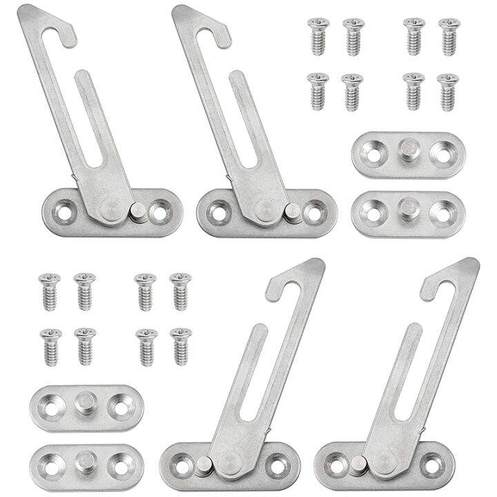 4 Pack Window Restrictor Locks Window Restrictor Hook Stainless Steel
