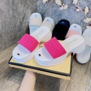 Dép nữ quai ngang đế eo bánh mì 4p phối màu siêu đẹp