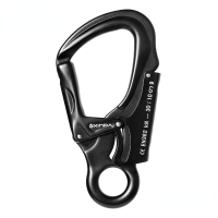 Outdoor Rock Climbing Carabiner 30KN Mountaineering Downhill Descending Safety Hook Buckle Auto-Lock Safety Hook