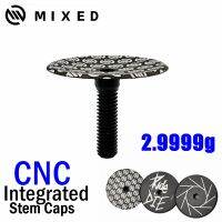 【YF】 Mixed 2.99g CNC Integrated Stem Top Cap Bicycle Headset Caps Bike Steering Bowl Cover