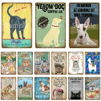 30X20CM Metal Signs Cat Dog Animal Metal Plate Travel Souvenir Vintage Metal Plaque Wall Home Shop Decor Poster YK088