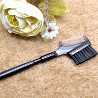 【LuckShops】BEAUTYBIGBANG Oblique Head Eyebrow Comb, Plastic Handle Eyebrow Brush, Single Makeup Brush, Beauty Tool