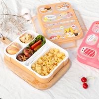 hot【cw】 Child Capacity Tableware Food Hiking Camping Office School Leakproof Bento 1000ML