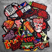 ❦ MUSIC Rock Embroidery Patches For Clothing Iron On Patches Clothes Punk Skull Patch BAND