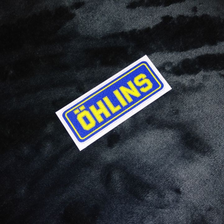 สติ๊กเกอร์ติดโช๊ค-สติ๊กเกอร์ohlins-สติ๊กเกอร์yss-สติ๊กเกอร์showa-สติ๊กเกอร์aztex-force-1-ใบ-3m-สะท้อนแสงขนาดดูได้ที่รูปตัวเลือกสิน