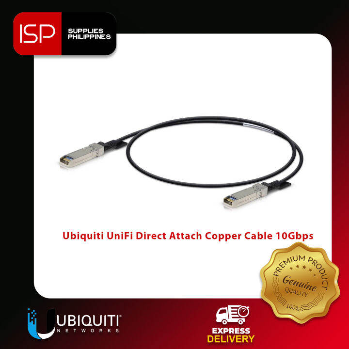 Ubiquiti SFP+ Direct Attach Cable - 10Gbps Copper Cable For Networking (Multiple Lengths)