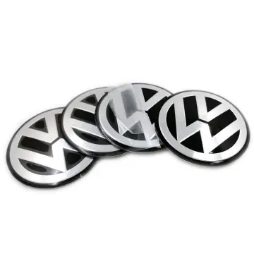 65mm VW RLINE METAL stickers VOLKSWAGEN LOGO hub cap cover EMBLEMS