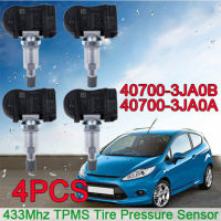 YAOPEI 4ชิ้น40700-3JA0A ยางความดันการตรวจสอบระบบ TPMS เซ็นเซอร์407003JA0A สำหรับนิสสันอินฟินิตี้433เมกะเฮิร์ตซ์40700-3JA0B 407003JA0B