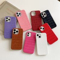 guohongzhilianjiaoyukej [wholesale]เคสโทรศัพท์มือถือลายหนังจระเข้สําหรับ Iphone 13 12