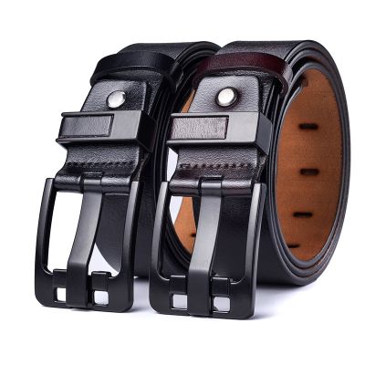 hot style leather belt men pin buckle belts to restore ancient ways recreational paragraphs joker sell like cakes ﹉❅