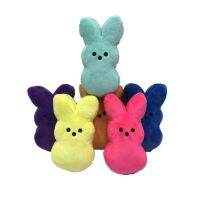 【CW】Kawaii Peeps Plush Bunny Rabbit Peep Easter Toys Simulation Stuffed Animal Doll for Kids Children Soft Pillow Gifts Girl Toy