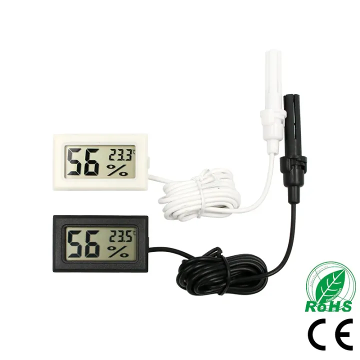 Mini LCD Digital Hygrometer Thermometer Fridge Freezer Tester Temperature Humidi
