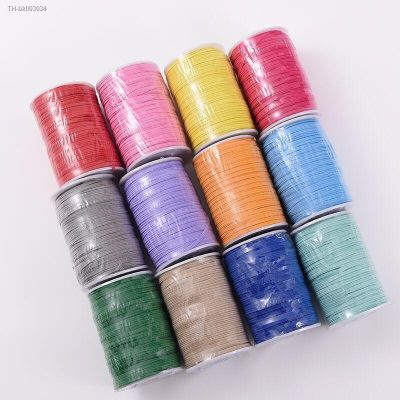 ✳ 5m/3mm Color Elastic Band Nylon High Elastic Household Clothing Sewing Accessories Craft DIY Hand-stitched Rubber Elastic Band