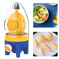 ❄✻ Manual Golden Eggs Puller Hard Boiled Egg Peeler Scrambler White Yolk Mixer Kitchen Tool Mix Manual Convenient Not Breaking Eggs