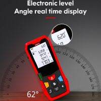 Rangefinder Digital Handheld Mini Distance Meter Range Finder Tape Distance Measurer Area/Volumn Pythagoras Theorem Automatic calibration Tool