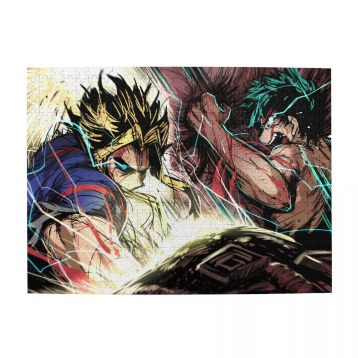 my-hero-academia-all-might-2-wooden-jigsaw-puzzle-500-pieces-educational-toy-painting-art-decor-decompression-toys-500pcs