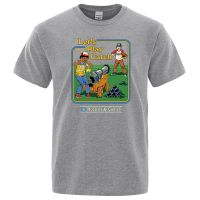 Lets Play Catch Comics Street Printing Tshirts Man Tshirt Breathable Tshirt Loose Gildan