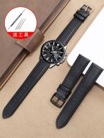 Suitable for Casio CASIO Watch Strap Genuine Leather EFR-303 EFV540/506/EFS-S500/510 Black