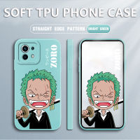 เคส Xiaomi 11 Lite 5G case Zoro สแควร์ซอฟต์ซิลิคอนฟูลเฮาส์ป้องกันการกระแทก ฝาหลังยางกันกระแทก