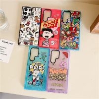 Samsung Galaxy S22 Plus S22 Ultra S21 Plus S21 Ultra S20 Ultra S20 + โทรศัพท์ Case【Snoopy】Peanuts Joint ความคิดสร้างสรรค์ภาพ TiFY TPU โปร่งใสกันกระแทก Soft Protec ฝาครอบ