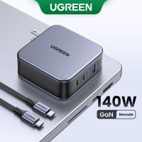 Ugreen ที่ชาร์จ USB 140W GaN ชาร์จเร็ว สําหรับแท็บเล็ต Macbook iPhone Xiaomi USB Type C PD iPhone 13 12 11