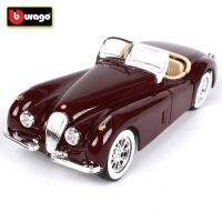 Urago โมเดล XK120จากัวร์1951แบบจำลองรถยนต์คลาสสิกอัลลอยด์โรดสเตอร์จากัวร์รถแข่งของเล่นโลหะหล่อขึ้นรูปจำลองของขวัญสำหรับเด็ก