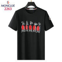 [คุณภาพที่เหนือกว่า] เสื้อยืดหลวม Monclers ดั้งเดิมสำหรับผู้ชายแฟชั่นแขนสั้นเสื้อคอตตอน2023ฤดูร้อนใหม่