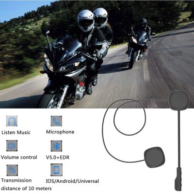 หูฟังสำหรับติดหมวกกันน็อคจักรยานยนต์ไร้สาย BT 5.0แฮนด์ฟรีหูฟัง MP3ลำโพงติดหมวกกันน็อคสำหรับหูฟังสเตอริโอรถจักรยานยนต์
