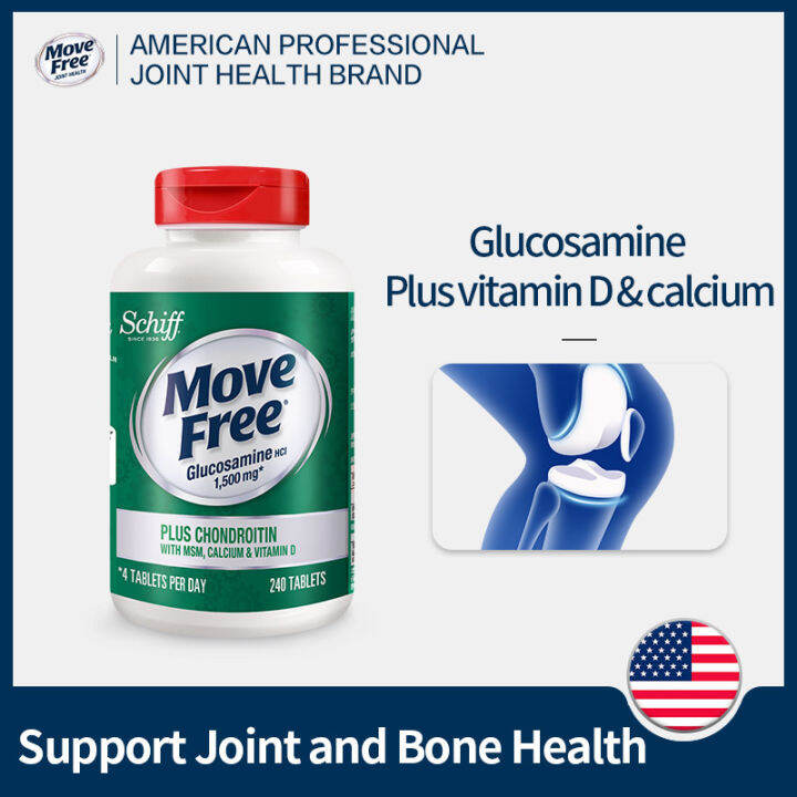 Move Free Advanced Glucosamine, Chondroitin with MSM, Calcium, Vitamin