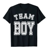 Team Boy Baby Shower Gender Reveal Blue T-Shirt T Shirt Casual Latest Cotton Tops &amp; Tees Summer For Men