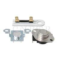 CNBTR 3 Pieces Dryer Thermostat w/ Thermal Fuse Kit Replacement for Maytag WP3392519 Electrical Circuitry Parts