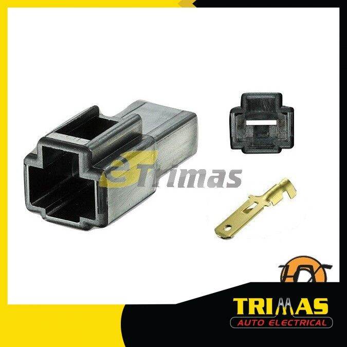 TRIMAS 1 Way Male Pin 6.3mm Car Electrical Terminal Auto Connector Plug