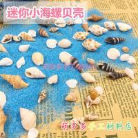 [COD] drop glue super mini natural conch shell glass filler drift bottle ocean