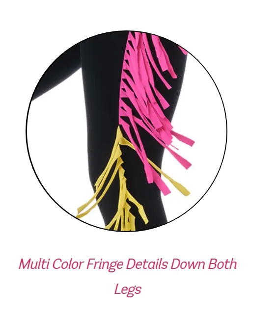 Not Enough Zumba Fringe Leggings