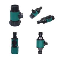 Plastic Valve 16mm Quick Connector 3/4 Female Thread 3/4 Male Thread Agriculture Garden Watering Prolong Hose Adapter Switch