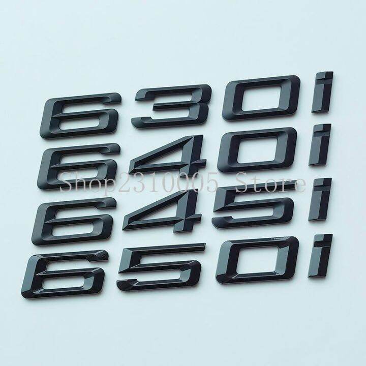 630I 640I 645I 650I Car Styling Tail Trunk Letter Emblem Badge Logo ...