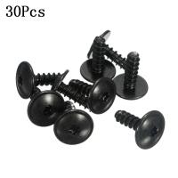 【hot】 30Pcs Car Mudguard Screws Buckle Engine Cover Inner Mud Flaps Guard Torx Tapping Clip VW/AUDI