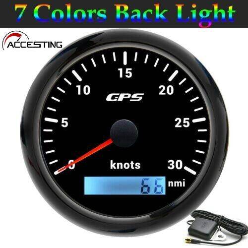 85mm GPS Speedometer Digital Gauge For Marine Boat Car Truck Odometer
