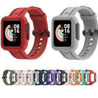 Silicone Solid Color Watch Band For Xiaomi Redmi Watch 2 Lite/Xiaomi Redmi Watch Lite/Xiaomi Redmi Watch/Xiaomi Redmi Watch 2/Xiaomi Mi Watch Lite/Xiaomi Mi Watch 2 Lite