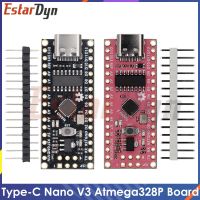 V3นาโน Type-C พร้อมบูตโหลดเดอร์เข้ากันได้ตัวควบคุมสำหรับ Arduino CH340ที่แฟลชไดรฟ์ ATMEGA328P 16Mhz