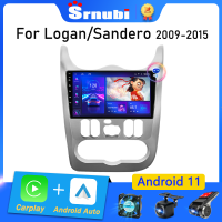 Srnubi สำหรับ Renault Logan 1 Sandero 2009-2015 Largus Dacia Duster 2 Din Android 11รถวิทยุเครื่องเล่นมัลติมีเดีย Carplay สเตอริโอ DVD