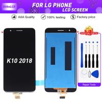 สำหรับ LG K10 2018 K11 จอแสดงผล LCD หน้าจอสัมผัสสำหรับ LG K10 2018 Pantalla พร้อม Digitizer ASSEMBLY Repair 5.3