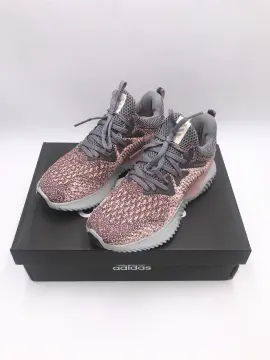 Adidas alphabounce pink on sale grey