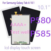 10.1 สำหรับ Samsung Galaxy Tab A 10.1 SM-P580 SM-P585 P580 P585สัมผัสหน้าจอ LCD อะไหล่ทดแทนประกอบหน้าจอดิจิตอล