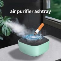 Electric Ashtray Air Purifier Secondhand e Remover Cleaner Negative Ion Generator Deodorize Freshener Ionizer Anti Fly Ash