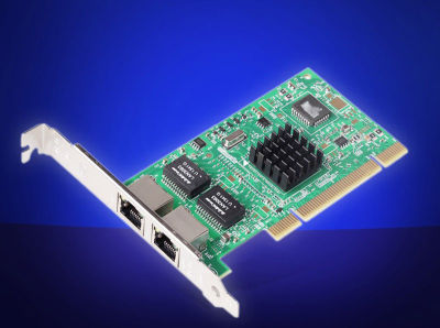 การ์ดเครือข่ายสำหรับชิปเซ็ต WLA8492MT (82546) Pro 1000MT Dual Port Gigabit PCI Lan Adapter