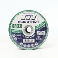 MARATHON  มาราธอน แผ่นตัดเหล็ก4X1 มิล(บางพิเศษ)สีเขียว (M311-1220) ราคา/แผ่น