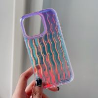 Case Mermaid  Hologram เคสเงา เคสใส ลายหยัก ไอโฟน เคสกันกระแทก ไอโฟน 14promax 14pro 14plus 14 13promax 13pro 13 12promax 12pro 12 11