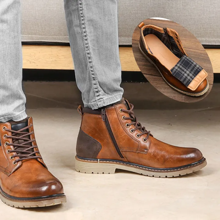 Men's Brand Ankle Boots comfortable casual Shoes For Men #DX5261 ...